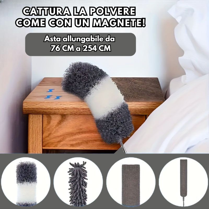 4 pezzi spazzola multifunzionale