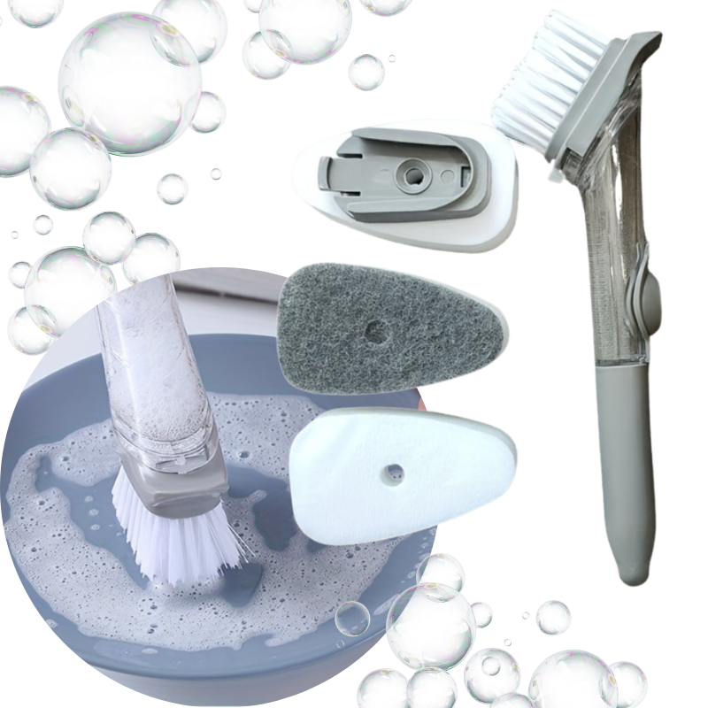 Spazzola piatti 1 + 3 testine omaggio