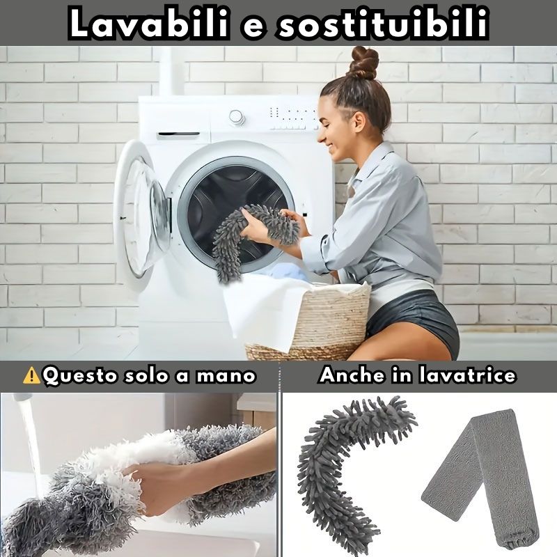 4 pezzi spazzola multifunzionale