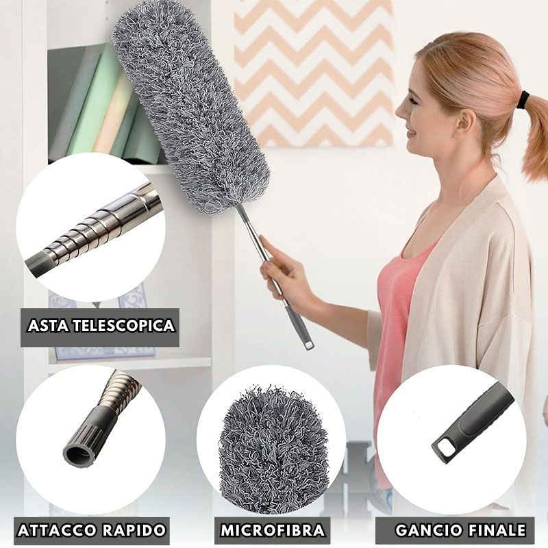 4 pezzi spazzola multifunzionale