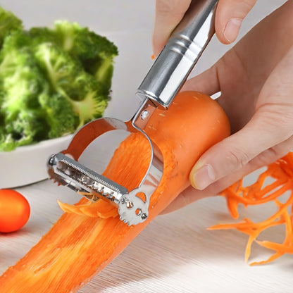 Pelapatate multifunzionale doppia lama