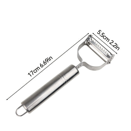 Pelapatate multifunzionale doppia lama