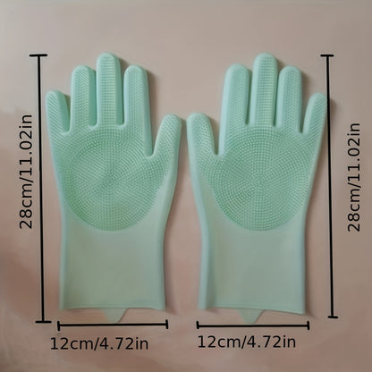 Guanti da Lavastoviglie in Silicone Resistenti e Impermeabili