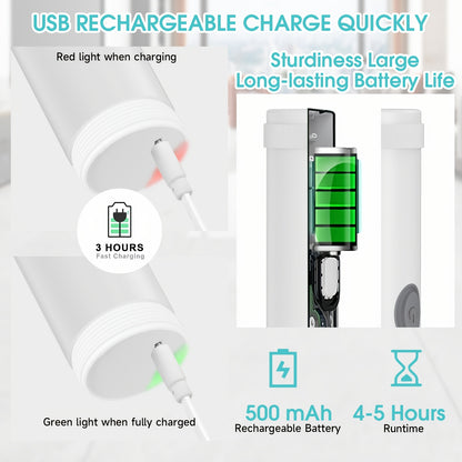 Spazzola elettrica ricaricabile + 5 accessori