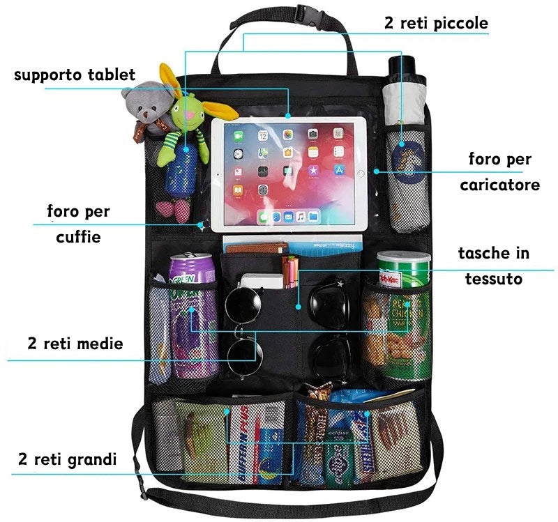 Portatutto: organizzatore da viaggio