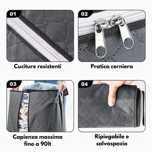 Organizer Armadio 90 litri 3+3 omaggio